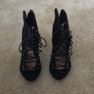 Lace up heels
